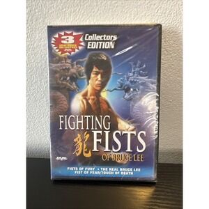 Fighting Fists of Bruce Lee - 3 Movies Collectors‎ Edition - DVD - NEW Sealed